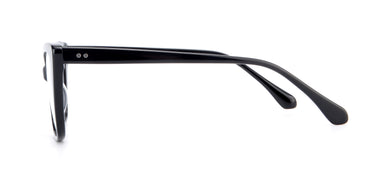 Women Urban Eyeglasses: Pat - Black -SpaceSMART Eye Clinic (Side View)